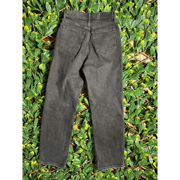 Abercrombie and Fitch The Dad High Rise Black Jeans Size 2S - Picture 4 of 7